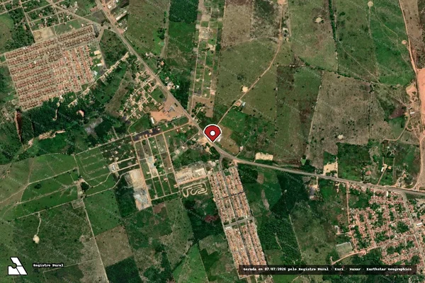 Imagem de satélite — Embargo IBAMA — Infração da Flora - Buriticupu/MA