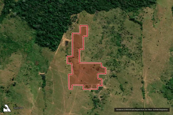 Imagem de satélite de Infração Ambiental em Brasiléia - AC