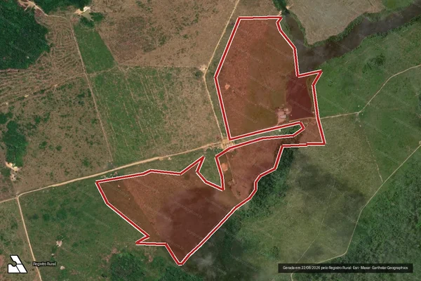 Imagem de satélite de Infração da Flora em Itaituba - PA