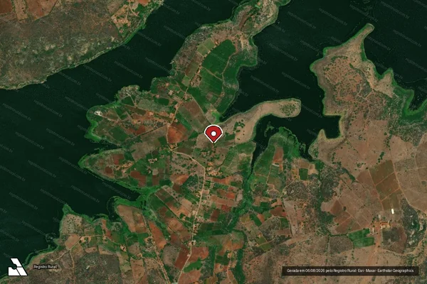 Imagem de satélite — Embargo IBAMA — Infração Ambiental - Boqueirão/PB