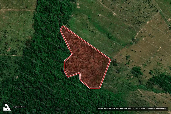 Imagem de satélite de Infração Ambiental em Porto Velho - RO
