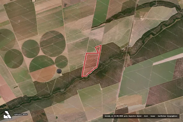 Imagem de satélite de Infração Ambiental em São Desidério - BA