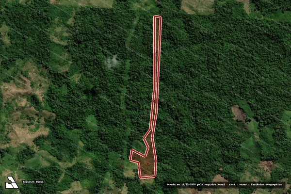 Imagem de satélite — Embargo IBAMA — Infração da Flora — Tarauacá/AC