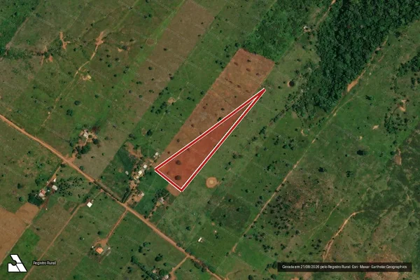 Imagem de satélite de Desmatamento em Porto Velho - RO