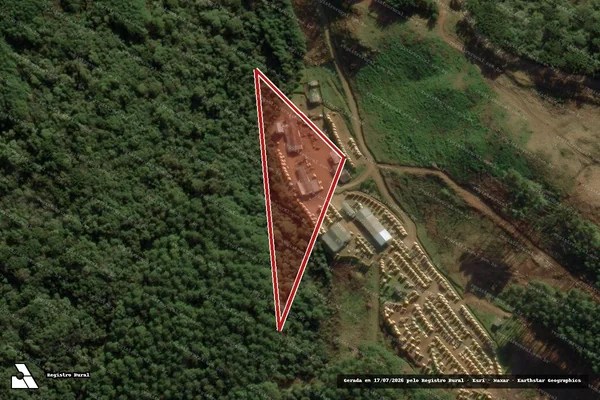 Imagem de satélite de Infração referente a Qualidade Ambiental em Jaquirana - RS