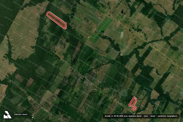 Imagem de satélite de Infração da Flora em Porto Velho - RO