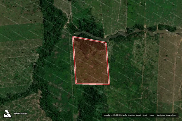 Imagem de satélite de Infração da Flora em Porto Velho - RO