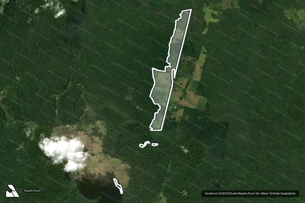 Imagem de satélite de Infração Ambiental em São Félix do Xingu - PA