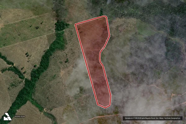 Imagem de satélite de Infração da Flora em Altamira - PA