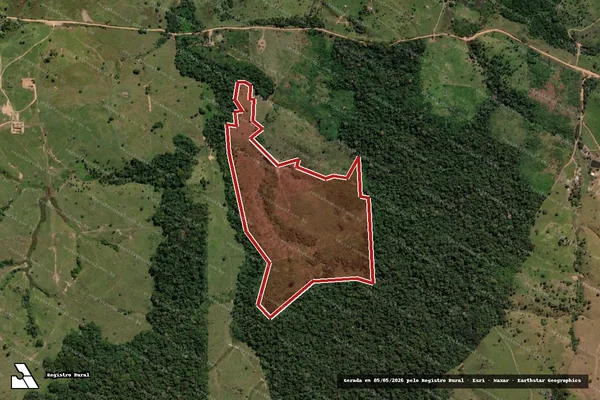 Imagem de satélite de Infração da Flora em Ji-Paraná - RO