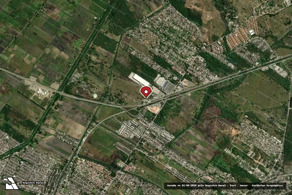 Imagem de satélite — Embargo Ambiental - Duque de Caxias/RJ