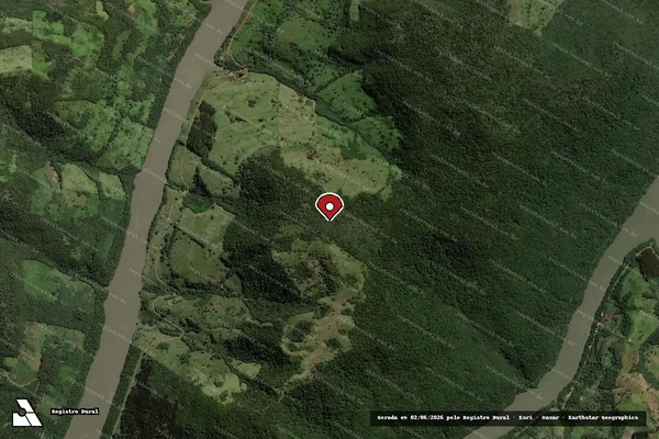 Imagem de satélite — Embargo Ambiental - Bituruna/PR