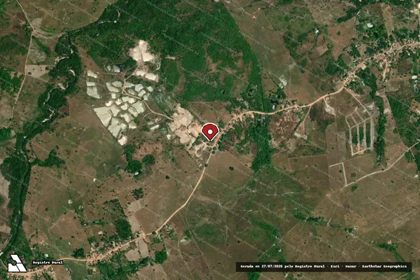 Imagem de satélite — Embargo IBAMA — Infração Ambiental — Santa Luzia do Paruá/MA
