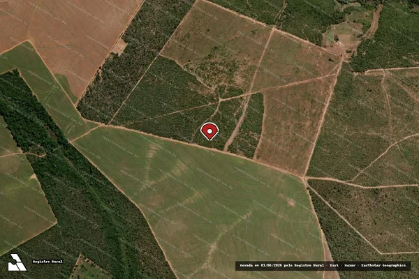 Imagem de satélite — Embargo IBAMA — Infração Ambiental - Balsas/MA