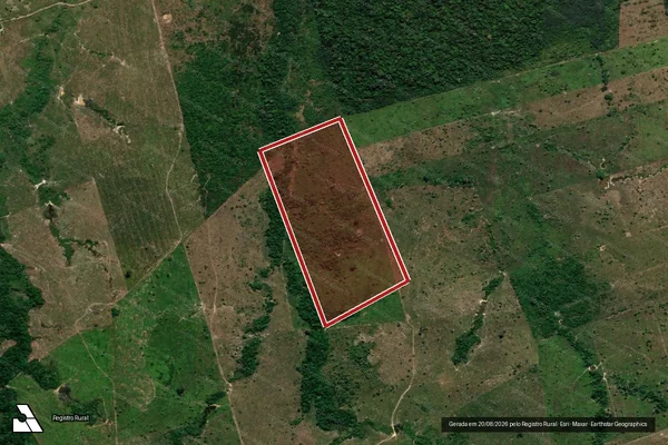 Imagem de satélite de Infração Ambiental em Colniza - MT