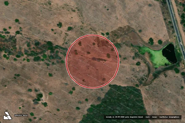 Imagem de satélite — Embargo Ambiental — Serrinha/BA