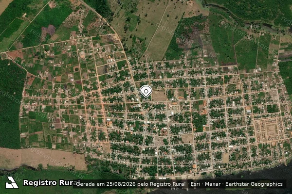 Imagem de satélite — Embargo IBAMA — Infração Ambiental — Curuá/PA