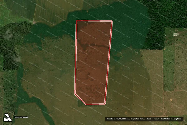 Imagem de satélite de Infração da Flora em Alto Paraíso - RO