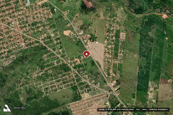 Imagem de satélite — Embargo IBAMA — Infração Ambiental - Buriticupu/MA