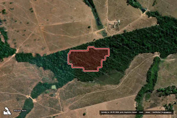 Imagem de satélite de Infração Ambiental em Altamira - PA