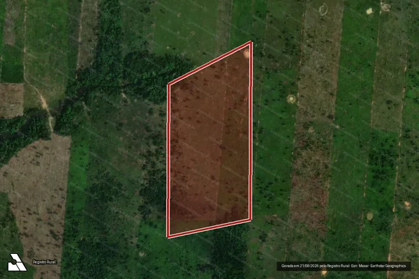 Imagem de satélite de Infração Ambiental em Porto Velho - RO