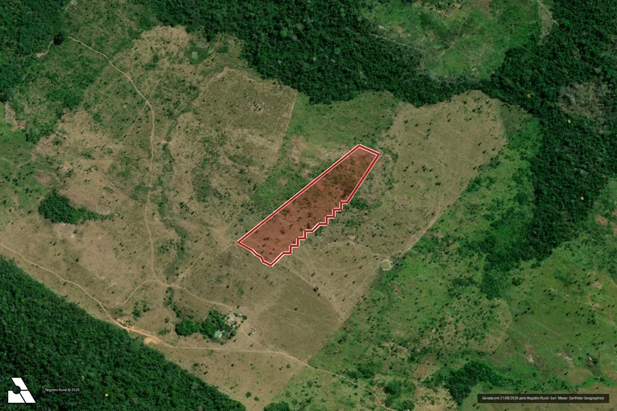 Imagem aérea do item A