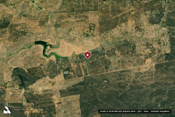 Imagem de satélite — Embargo Ambiental - Coremas/PB