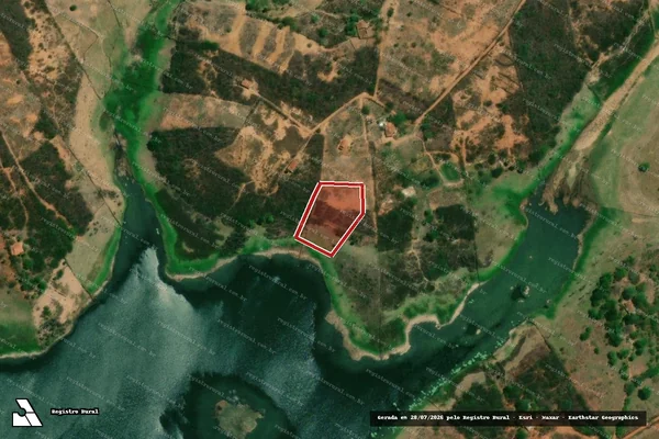 Imagem de satélite de Infração Ambiental em Princesa Isabel - PB