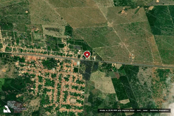 Imagem de satélite — Embargo IBAMA — Infração da Flora — Buriticupu/MA