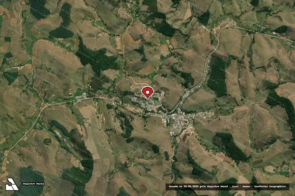 Imagem de satélite de Infração da Fauna em Maripá de Minas - MG (marcador da localização)
