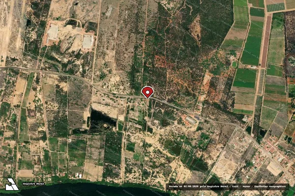 Imagem de satélite — Embargo IBAMA — Infração Ambiental - Petrolina/PE