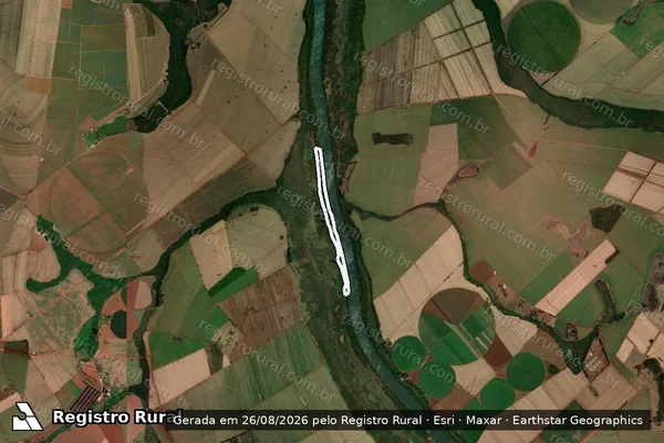 Imagem de satélite de Infração da Flora em São José do Rio Preto - SP