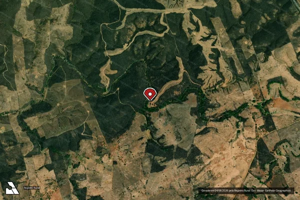 Imagem de satélite — Embargo IBAMA — Desmatamento — São José de Princesa/PB