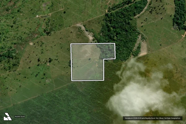 Imagem de satélite de Infração Ambiental em Senador Guiomard - AC