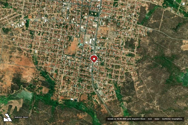 Imagem de satélite — Embargo IBAMA — Infração de Licenciamento(Não Classificada-Móvel) — Catolé do Rocha/PB