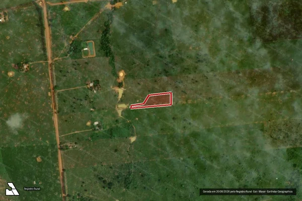 Imagem de satélite de Desmatamento em Porto Velho - RO