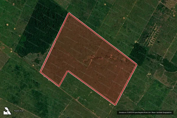 Imagem de satélite de Infração da Flora em Porto Velho - RO