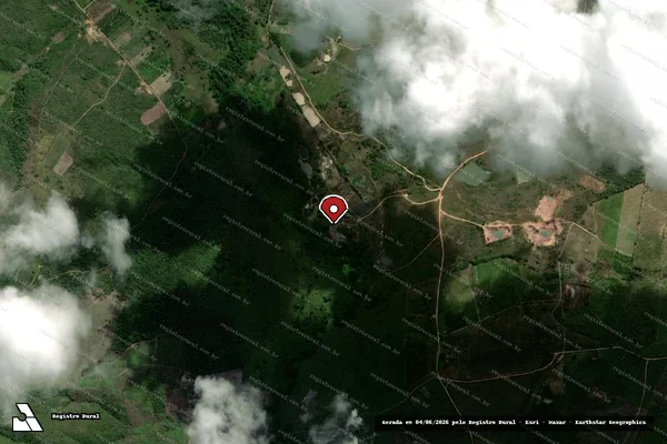 Imagem de satélite — Embargo IBAMA — Infração Ambiental — Umbaúba/SE