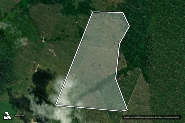 Imagem de satélite de Infração Ambiental em Lábrea - AM