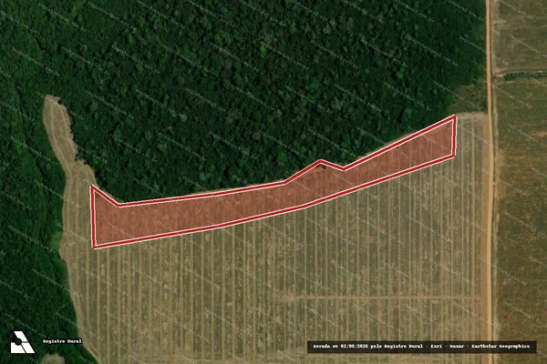 Imagem de satélite de Infração da Flora em Porto Velho - RO