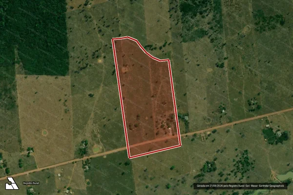 Imagem de satélite de Infração Ambiental em Porto Velho - RO