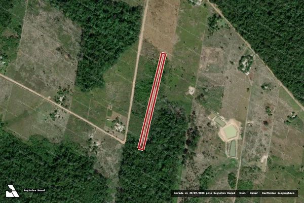 Imagem de satélite de Infração Ambiental em Cantá - RR