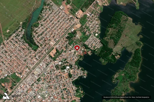Imagem de satélite — Embargo IBAMA — Infração Ambiental - Breu Branco/PA