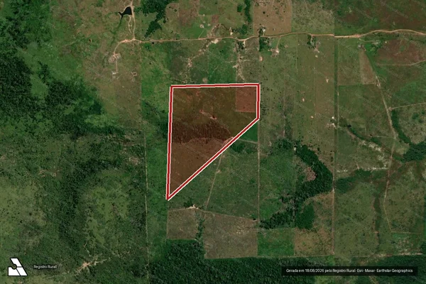Imagem de satélite de Infração Ambiental em Porto Velho - RO