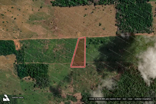 Imagem de satélite de Infração da Flora em Porto Velho - RO