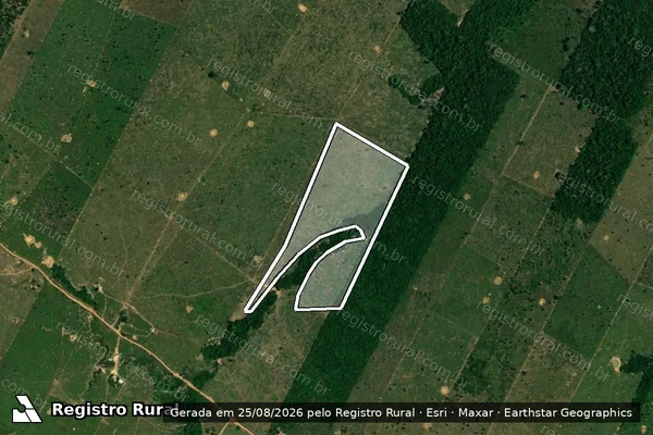 Imagem de satélite de Infração Ambiental em Porto Velho - RO