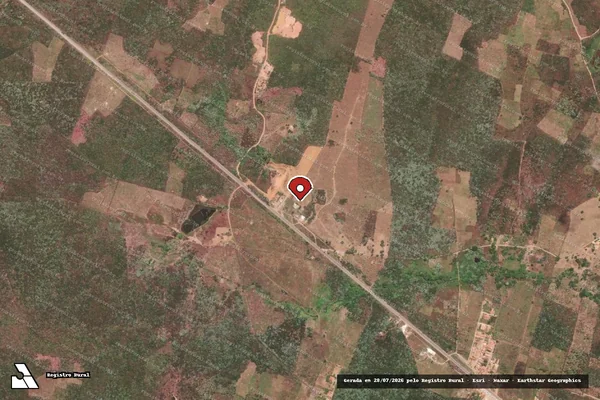 Imagem de satélite — Embargo Ambiental — Frecheirinha/CE