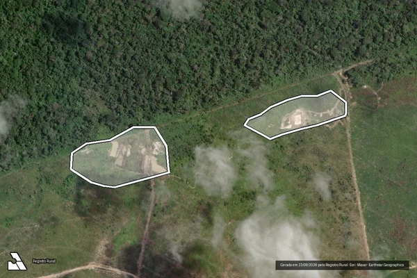 Imagem de satélite de Infração da Flora em Novo Progresso - PA