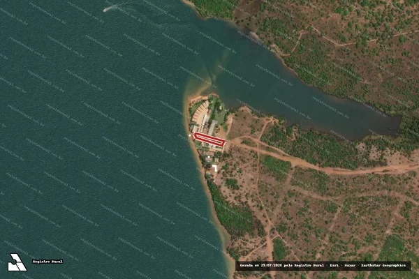 Imagem de satélite de Infração Ambiental em Palmas - TO
