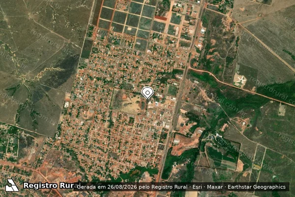Imagem de satélite — Embargo IBAMA — Infração da Flora - Ulianópolis/PA